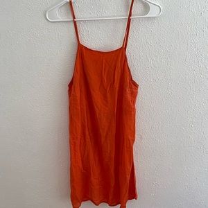 Orange sundress